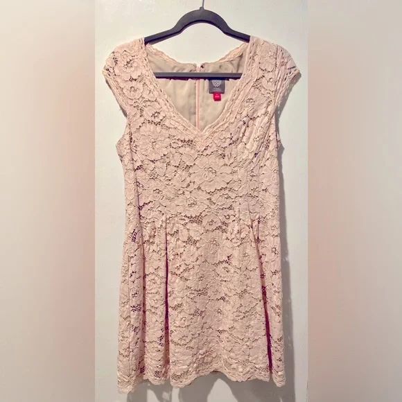 Vince Camuto Pink Blush Lace Dress Vince Camuto Pink Blush Lace Dress